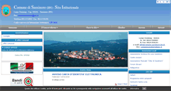 Desktop Screenshot of comune.sassinoro.bn.it